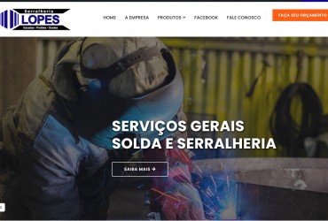 Novo projeto Web no ar ! Serralheria Lopes